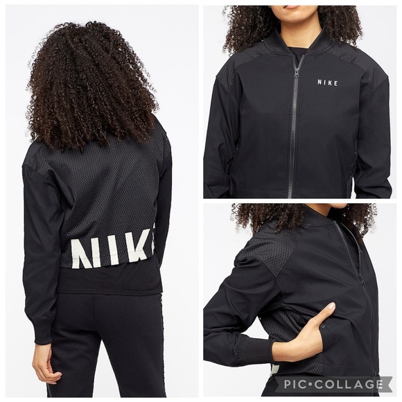 NIKE SPORTSWEAR MESH BOMBER JACKET Women’s size medium - Picture 1 of 12